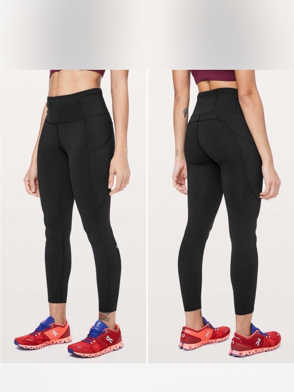 lululemon athletica Black High-Waist Performance Leggings